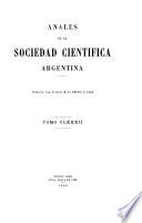 Anales de la Sociedad Científica Argentina