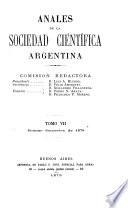 Anales de la Sociedad Científica Argentina