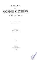 Anales de la Sociedad Científica Argentina