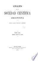 Anales de la Sociedad Científica Argentina