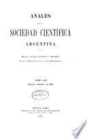 Anales de la Sociedad Científica Argentina