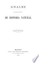Anales de la Sociedad Española de Historia Natural