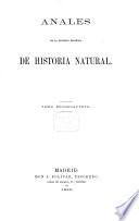 Anales de la Sociedad Española de Historia Natural