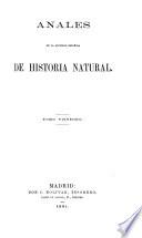 Anales de la Sociedad Española de Historia Natural