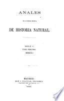 Anales de la Sociedad Española de Historia Natural