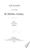 Anales de la Sociedad Española de Historia Natural