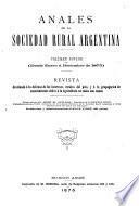 Anales de la Sociedad Rural Argentina
