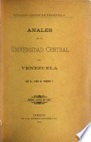 Anales de la Universidad Central de Venezuela