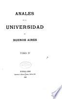 Anales de la Universidad de Buenos Aires