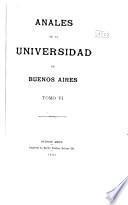 Anales de la Universidad de Buenos Aires
