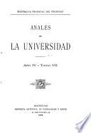 Anales de la universidad