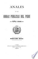 Anales de las obras publicas del Perú