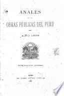 Anales de las obras publicas del Perú
