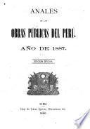 Anales de las obras publicas del Perú