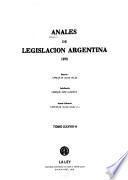 Anales de legislación argentina