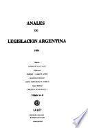 Anales de legislación argentina