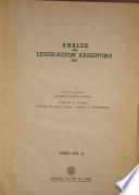 Anales de legislación argentina