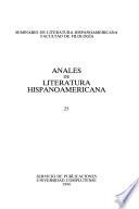 Anales de literatura hispanoamericana