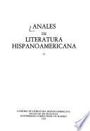 Anales de literatura hispanoamericana