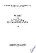 Anales de literatura hispanoamericana