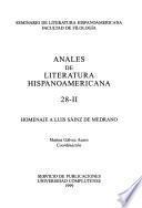 Anales de literatura hispanoamericana