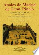 Anales de Madrid de León Pinelo
