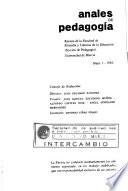 Anales de pedagogía