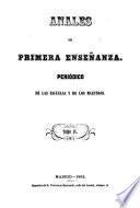 Anales de primera enseñanza