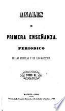 Anales de primera enseñanza