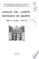 Anales del Instituto Botánico A. J. Cavanilles