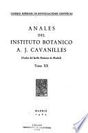 Anales del Instituto Botánico A.J. Cavanilles