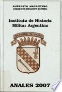 Anales del Instituto de Historia Militar Argentina