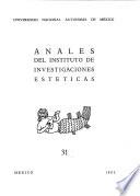 Anales del Instituto de Investigaciones Estéticas