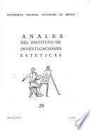 Anales del Instituto de Investigaciones Estéticas