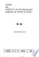Anales Del Instituto de Investigaciones Marinas de Punta de Betín