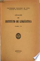 Anales del Instituto de Lingüística