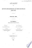 Anales del Instituto Físico-Geografico y del Museo Nacional de Costa Rica