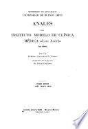 Anales del Instituto Modelo de Clínica Médica Luis Agote.