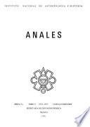 Anales del Instituto Nacional de Antropología e Historia