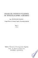 Anales del Instituto Nacional de Investigaciones Agrarias