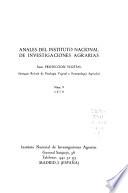 Anales del Instituto Nacional de Investigaciones Agrarias