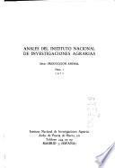 Anales del Instituto Nacional de Investigaciones Agrarias