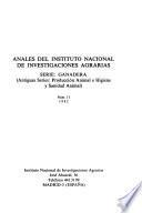 Anales del Instituto Nacional de Investigaciones Agrarias