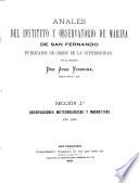 Anales del Instituto y Observatorio de Marina
