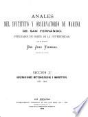 Anales del Instituto y Observatorio de Marina