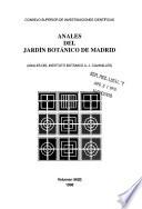 Anales del Jardín Botánico de Madrid