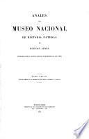 Anales del Museo Argentino de Ciencias Naturales Bernardino Rivadavia.