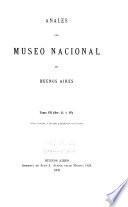 Anales del Museo Nacional de Buenos Aires
