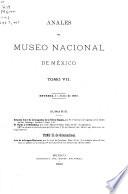 Anales del Museo Nacional de México