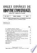 Anales espan(oles de odontoestomatologia